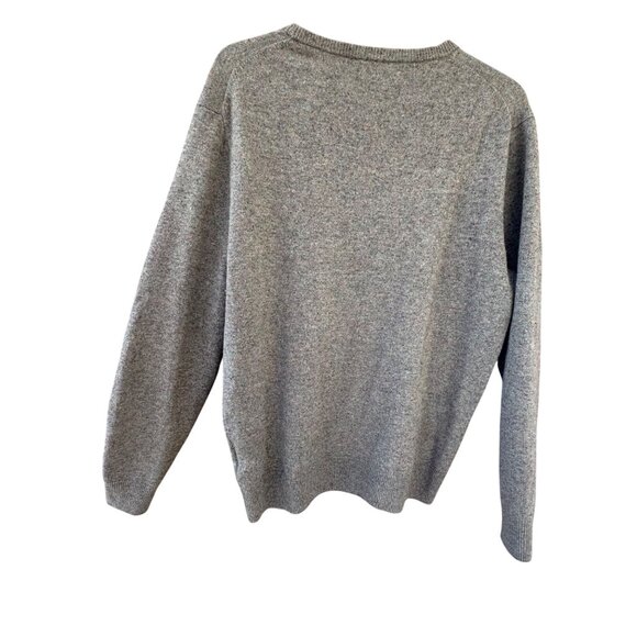 J.Crew 100% Cashmere Gray Heather Crewneck Sweater. Mens Size M - Picture 7 of 7
